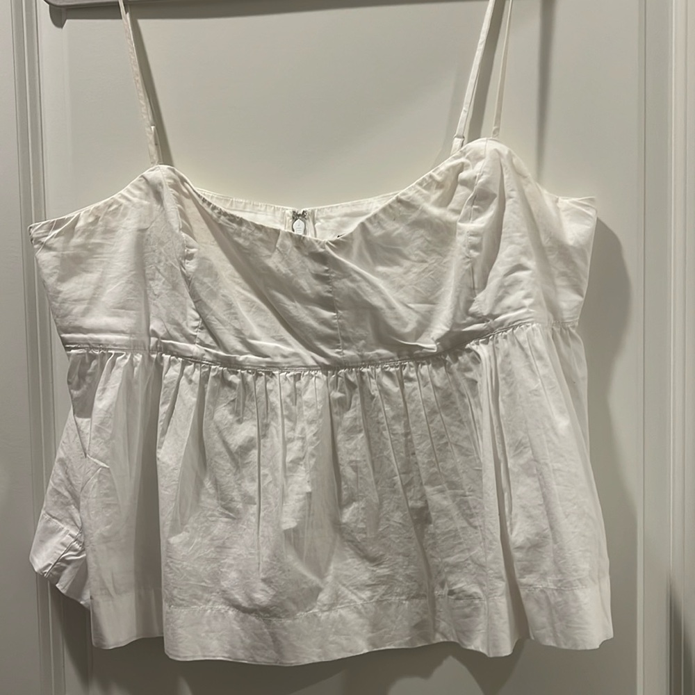 White babydoll top